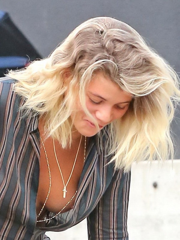 Sofia Richie Nipple Slip While Out Shopping In Beverly Hills Celebrity